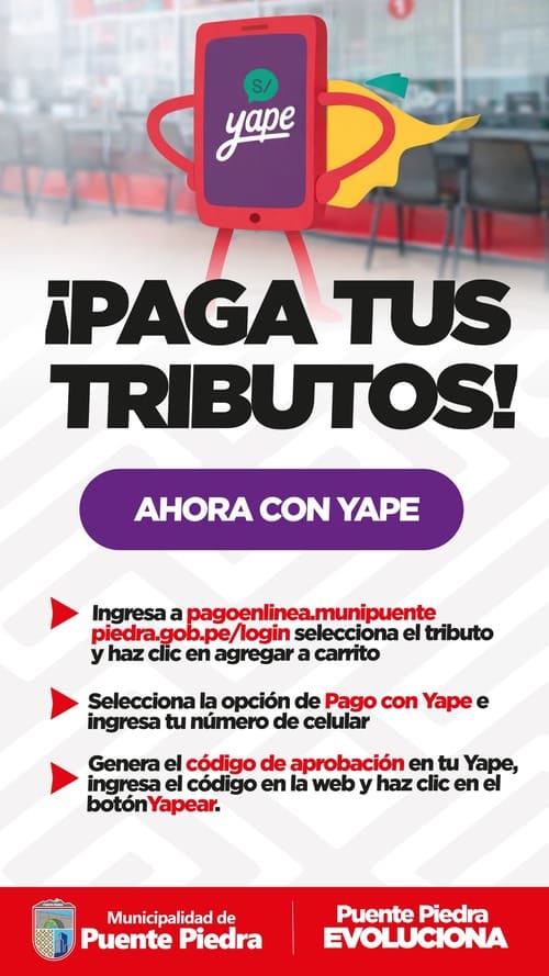 ¡Paga tus tributos!